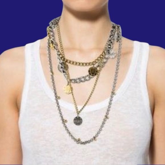 D&G Two-Tone Chain Necklace - Picture 7 of 8